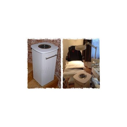 PreDust gurulós pedikűrös porelszívó, 60cm magas  (kezelőágy lábtartója alá)